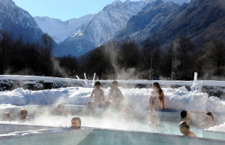 雪見露天風呂体験